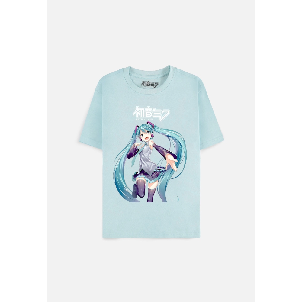 Hatsune Miku - Hatsune Miku T-shirt Femme - Bleu